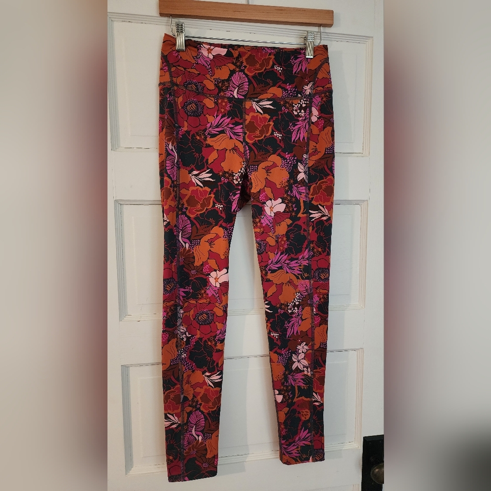 Free People Floral Leggings